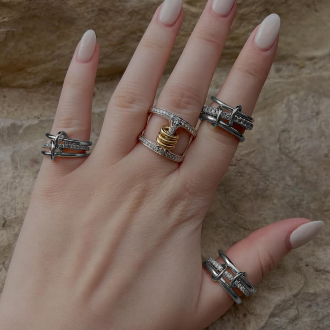 ZEYA - Amélie Classic Three Stacking Ring