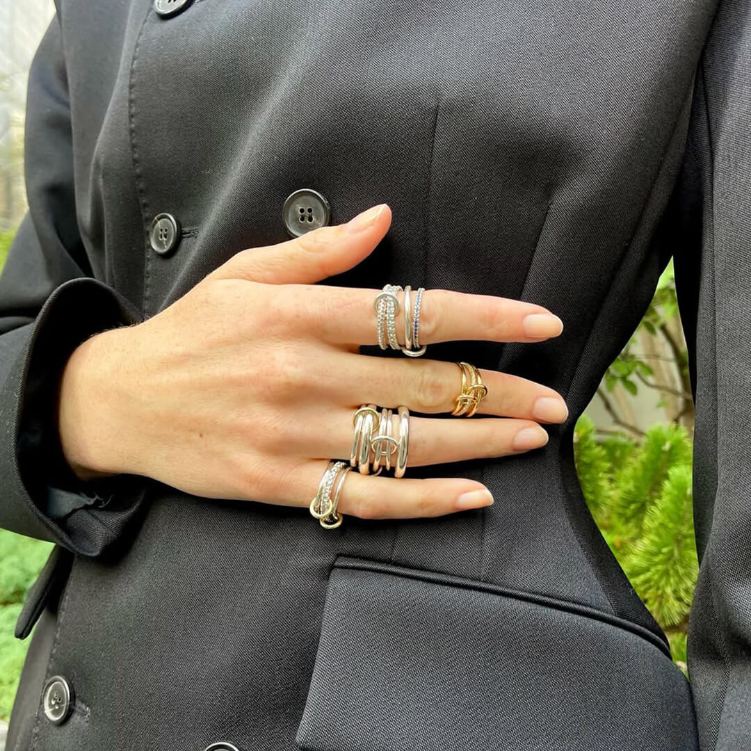 ZEYA - Amélie Classic Three Stacking Ring
