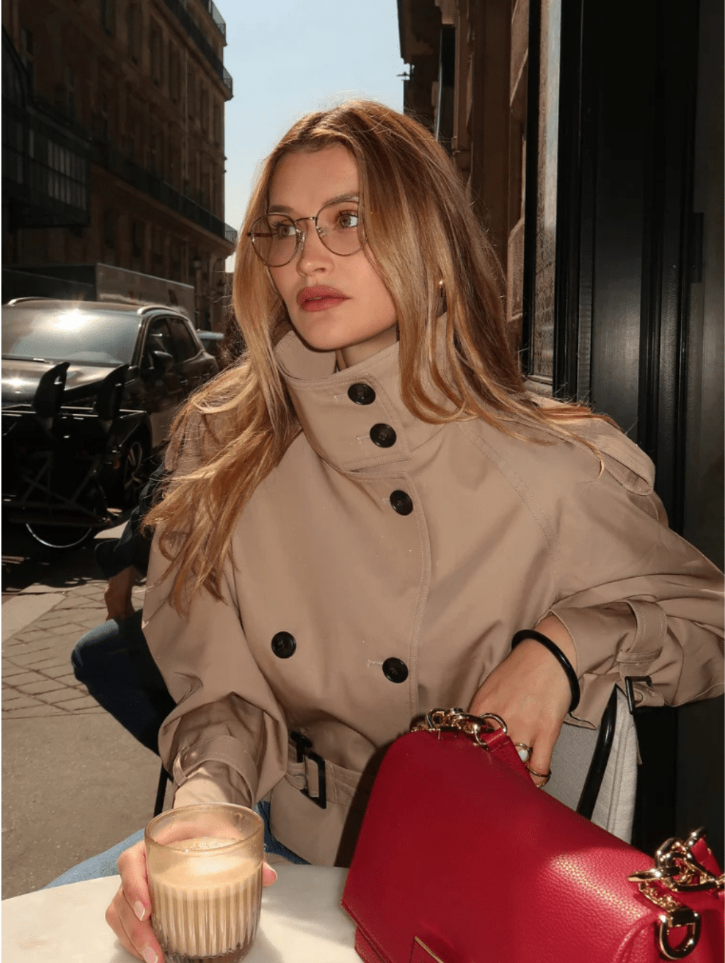 ZEYA - Daphne Cropped Trench Coat