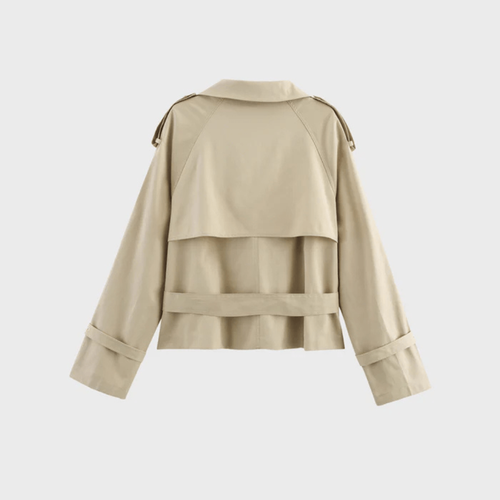 ZEYA - Daphne Cropped Trench Coat