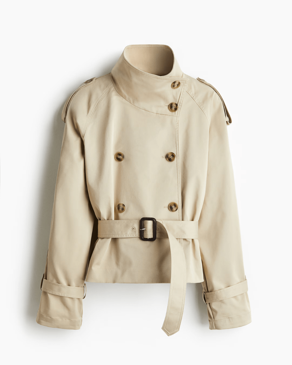 ZEYA - Daphne Cropped Trench Coat