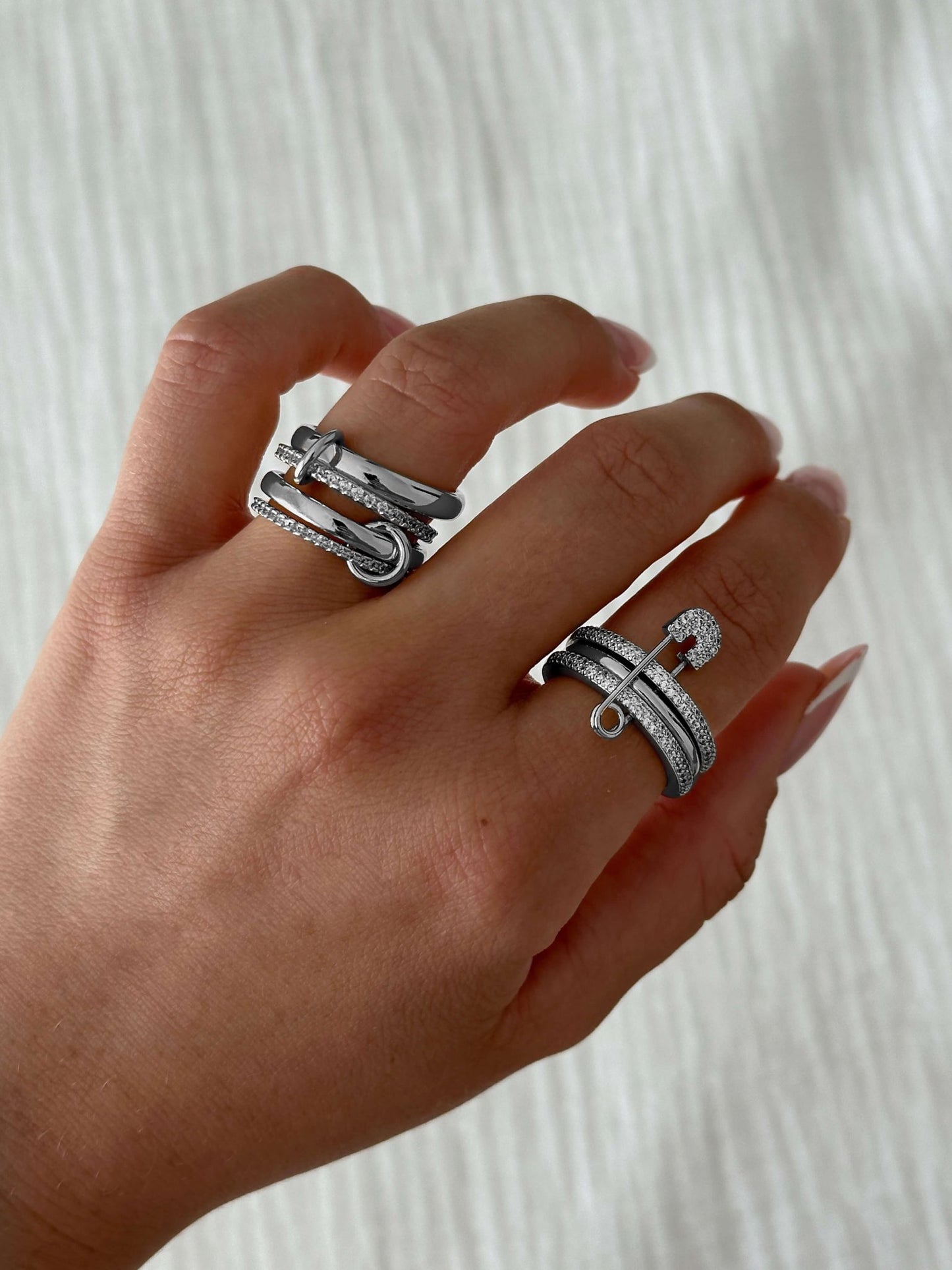 ZEYA - Iconic Ring Bundle Silver