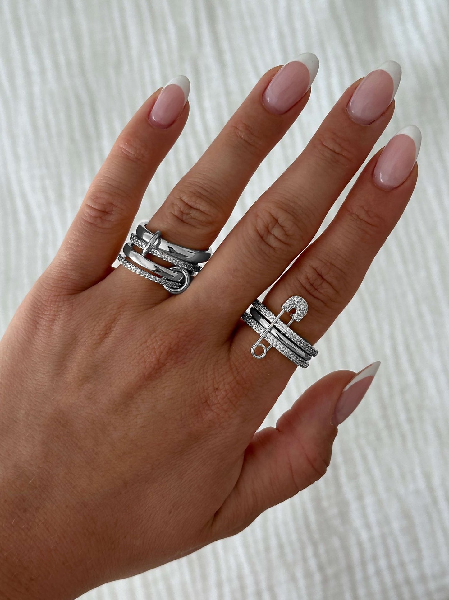 ZEYA - Iconic Ring Bundle Silver