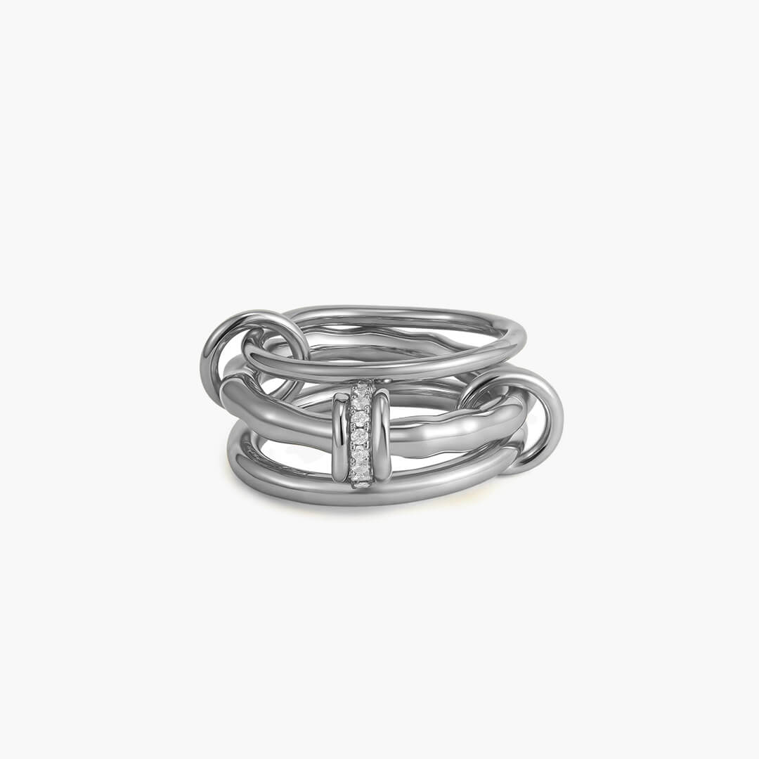 ZEYA - Mathilde Sculpted Stack Ring