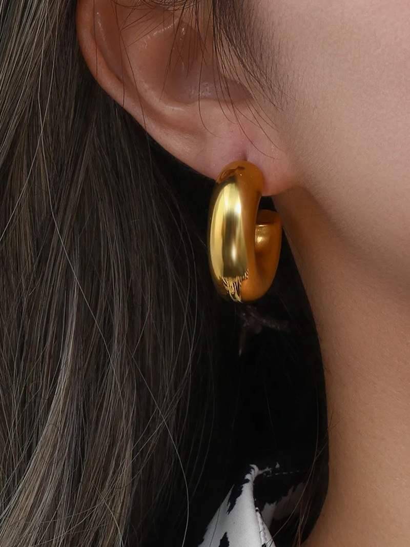 Chunky Hoops Jewelry