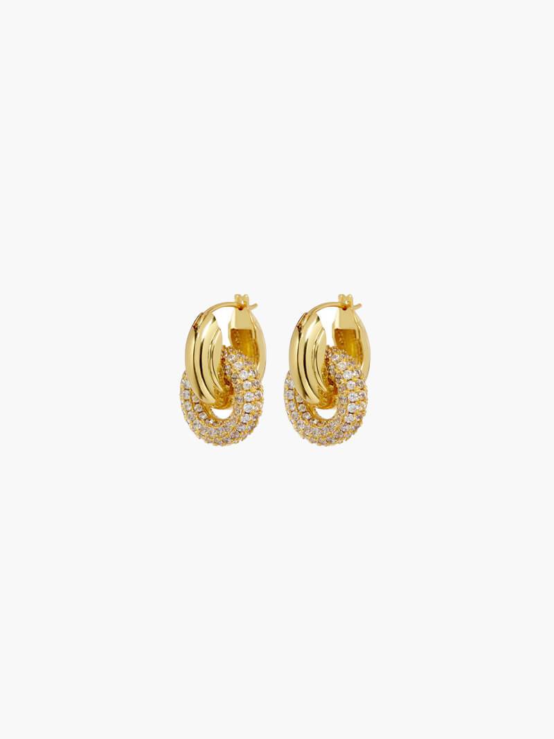 Lena Pavé Earrings Jewelry