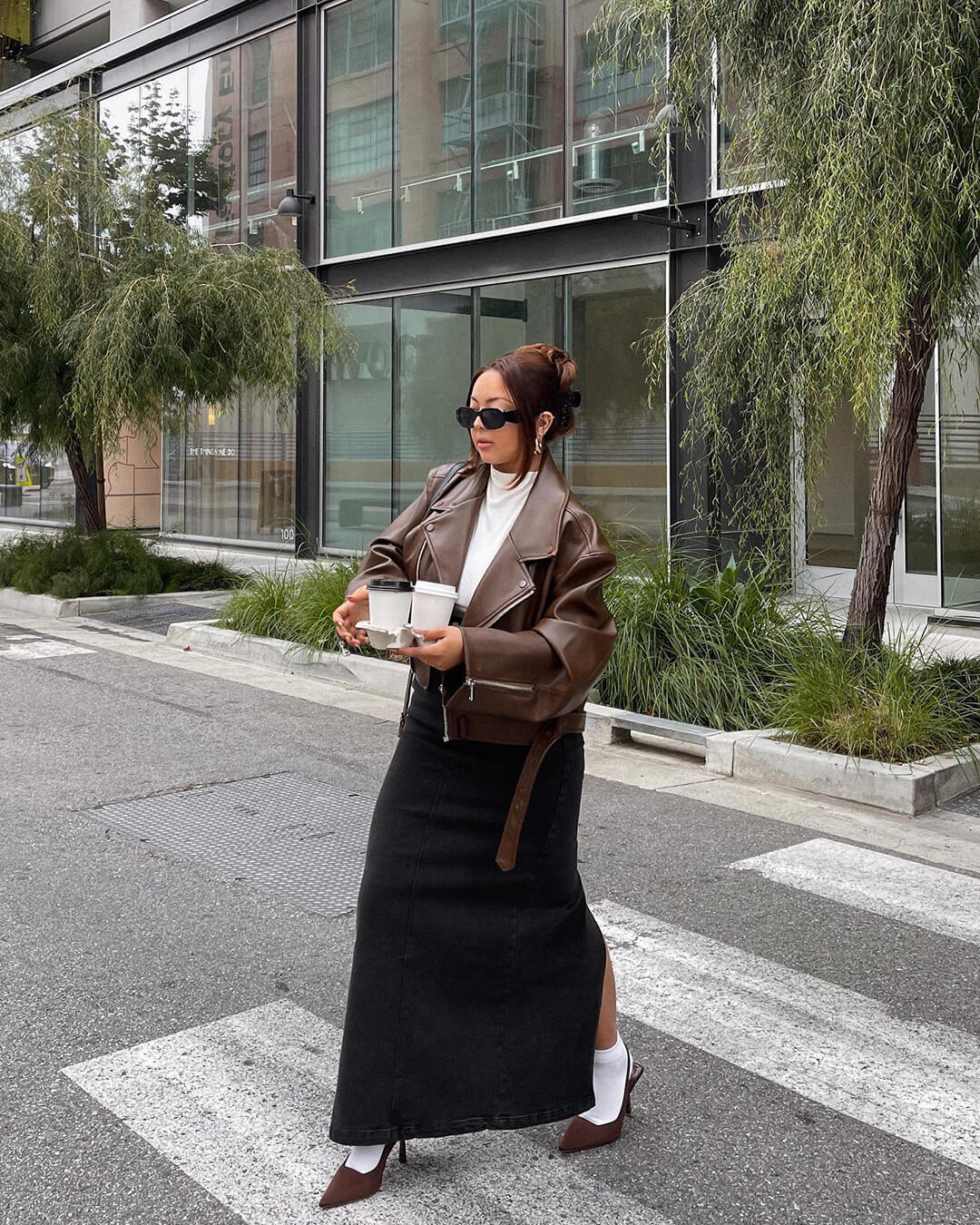 Felicity Vegan Leren Jas