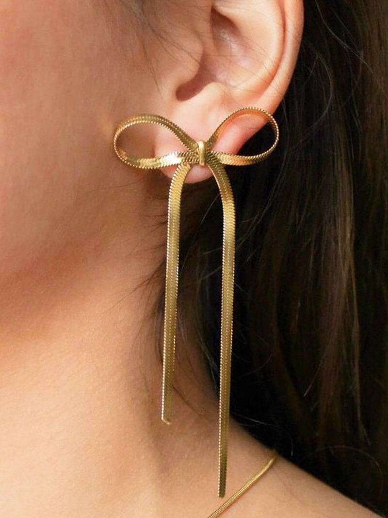 Bow Earrings Jewelry