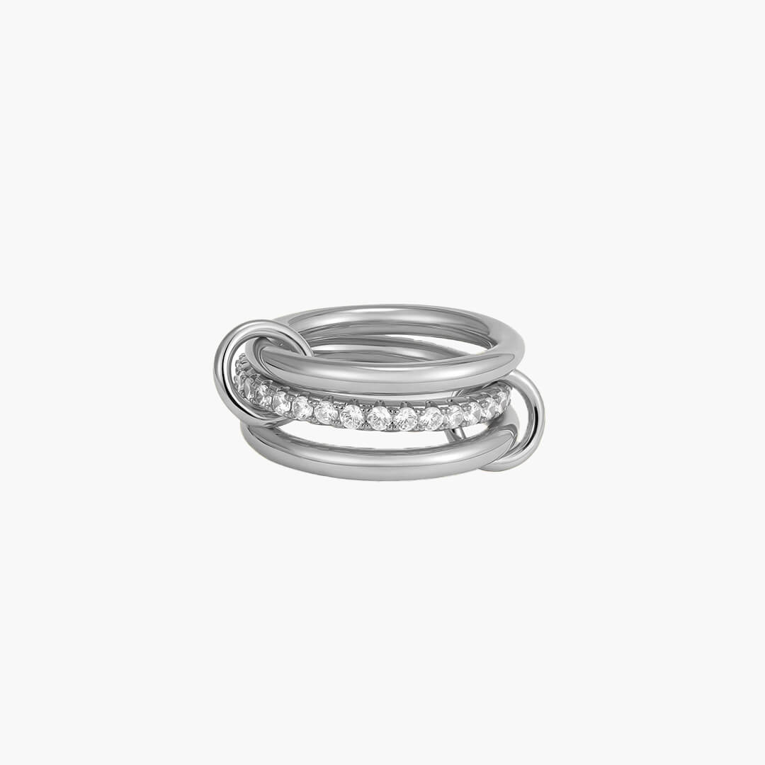ZEYA - Amélie Classic Three Stacking Ring