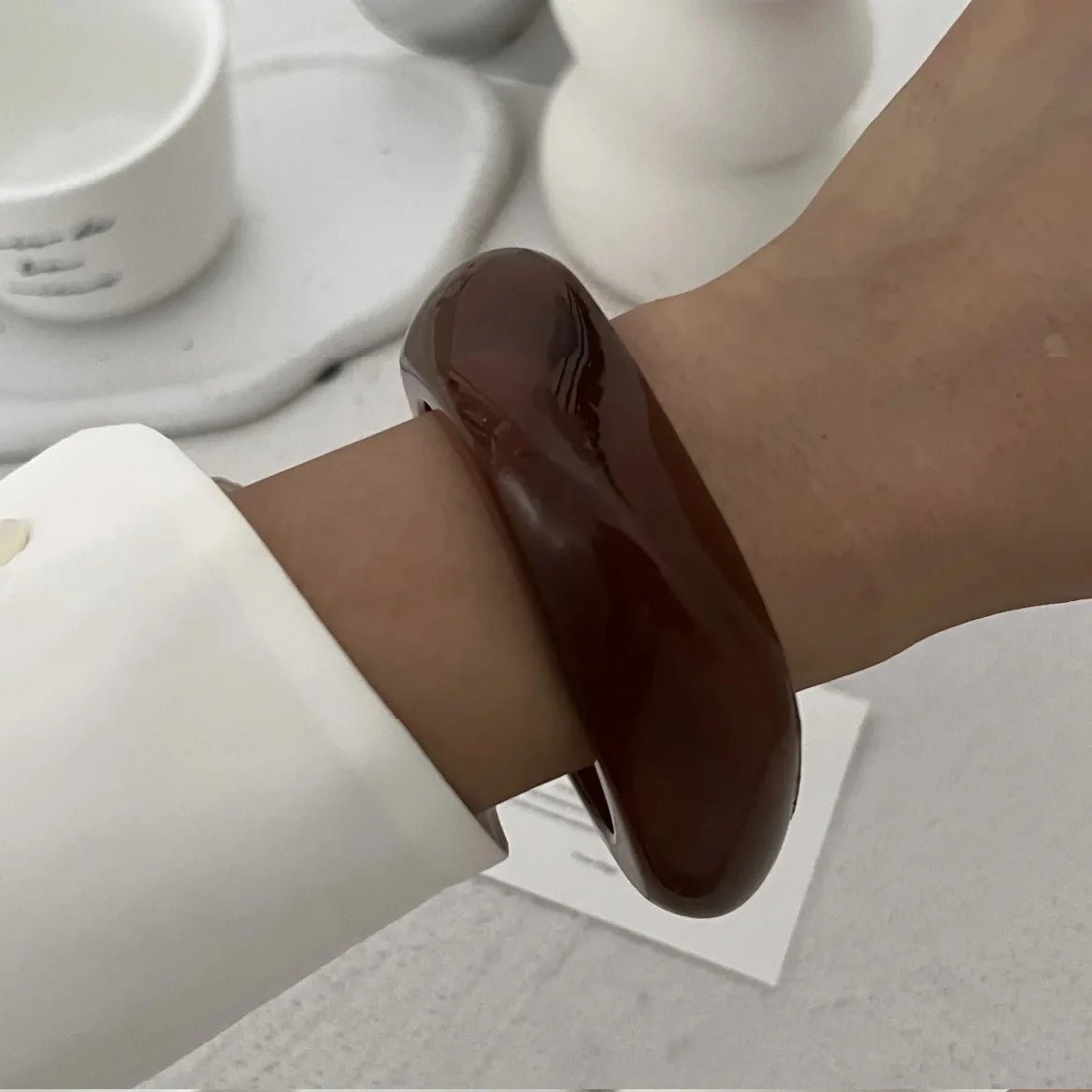 ZEYA - Araceli Acrylic Bangles