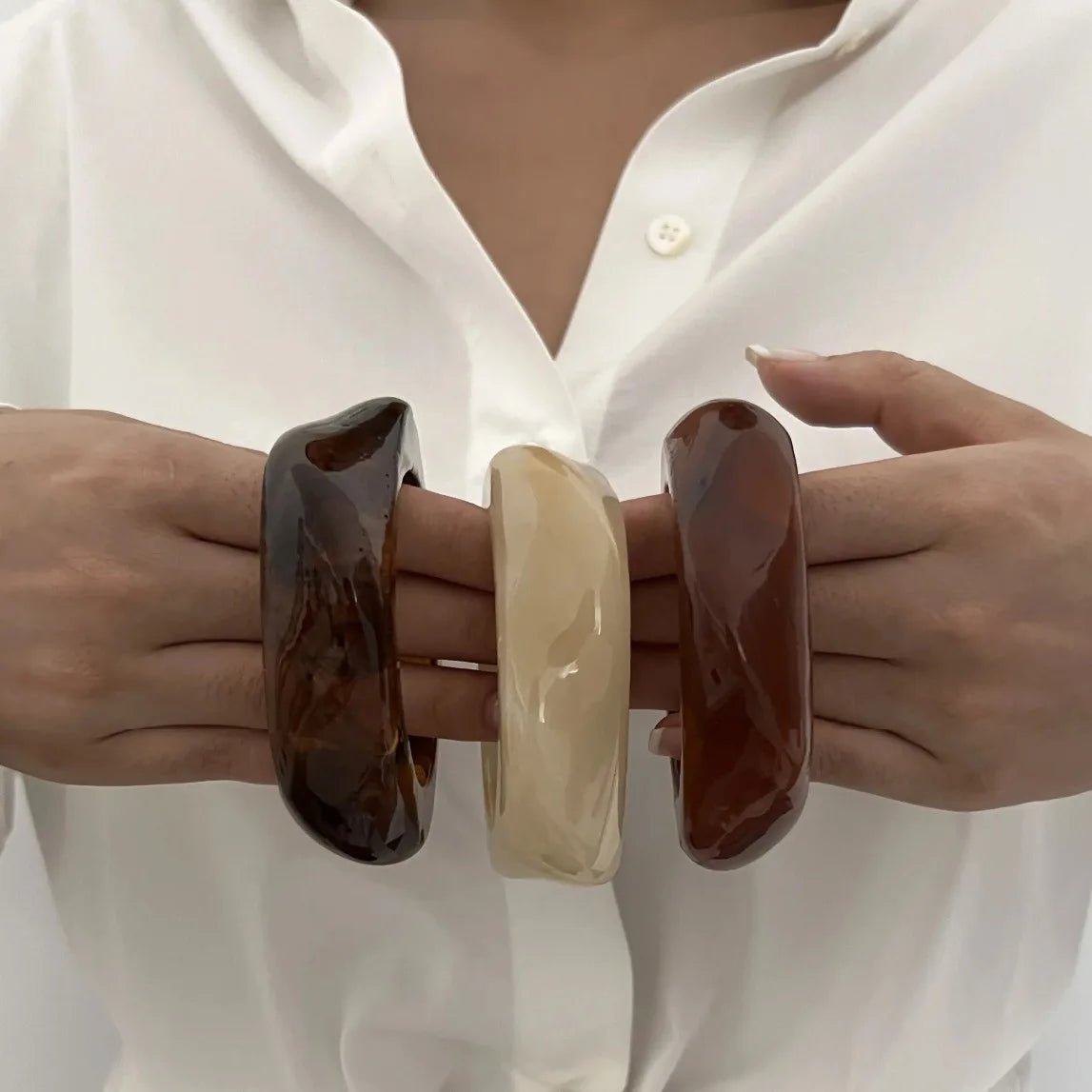 ZEYA - Araceli Acrylic Bangles