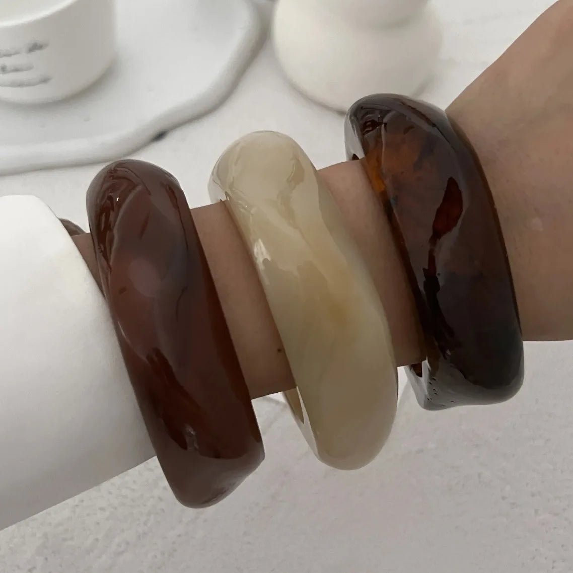 ZEYA - Araceli Acrylic Bangles