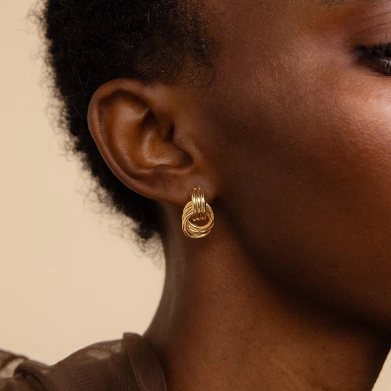 ZEYA - Emily Knot Stud Earrings