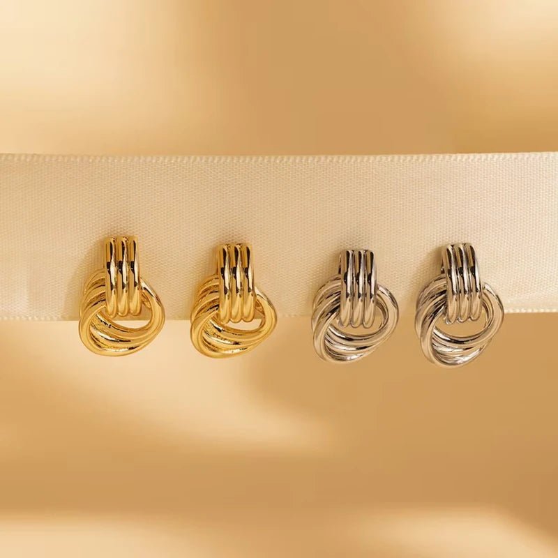 ZEYA - Emily Knot Stud Earrings