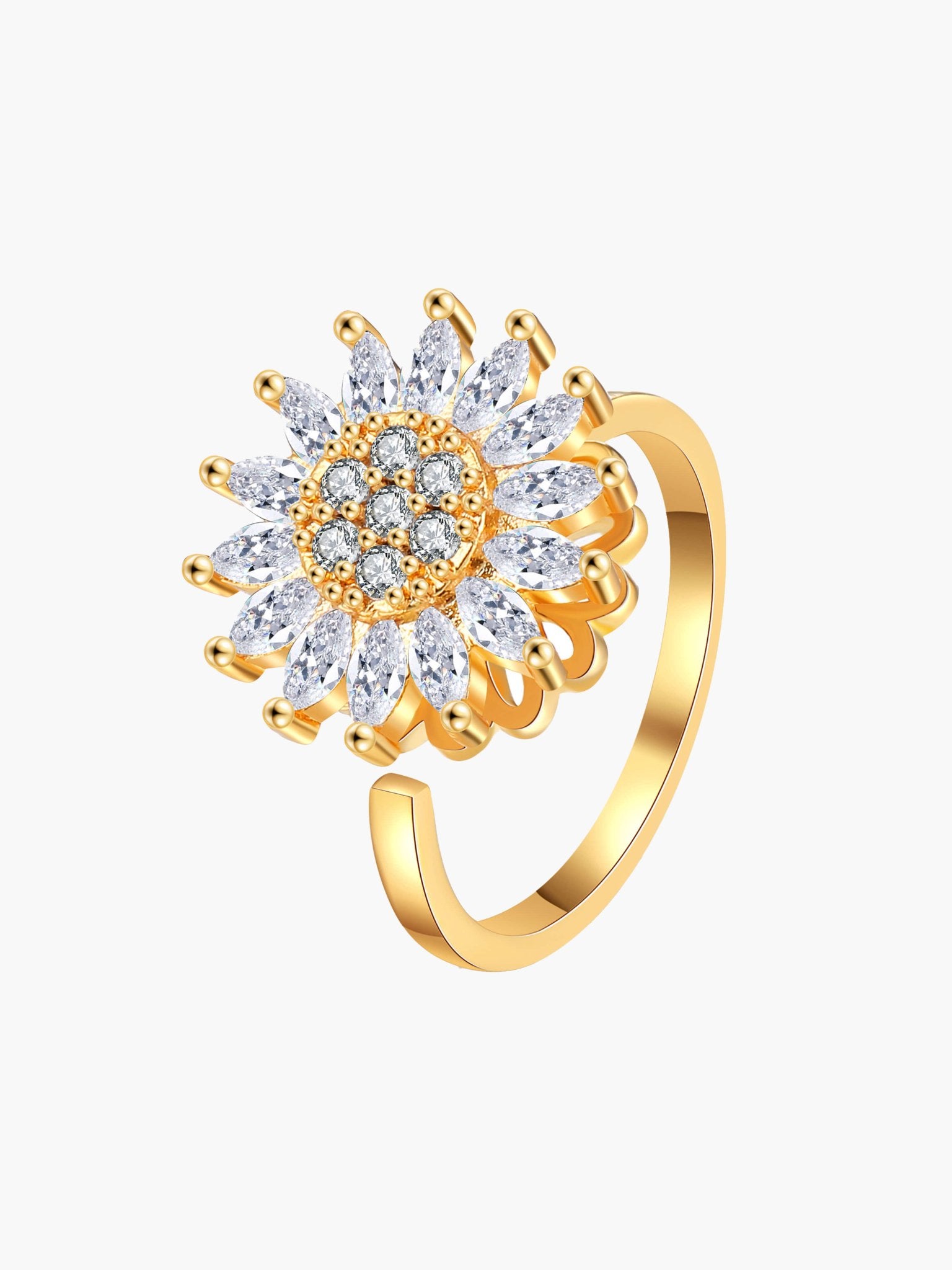 ZEYA - Flower Spinner Ring