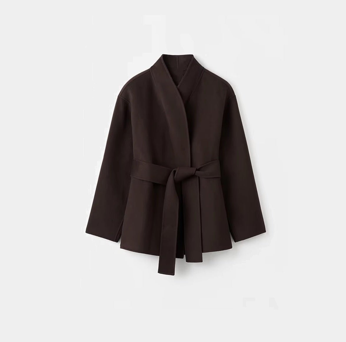 ZEYA - Mary Belted Oversized Wrap Coat