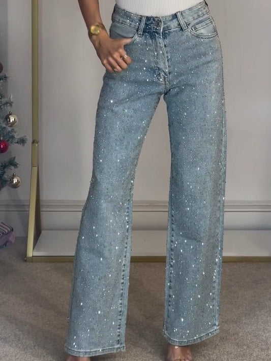 ZEYA - Mica High - Waist Glitter Jeans