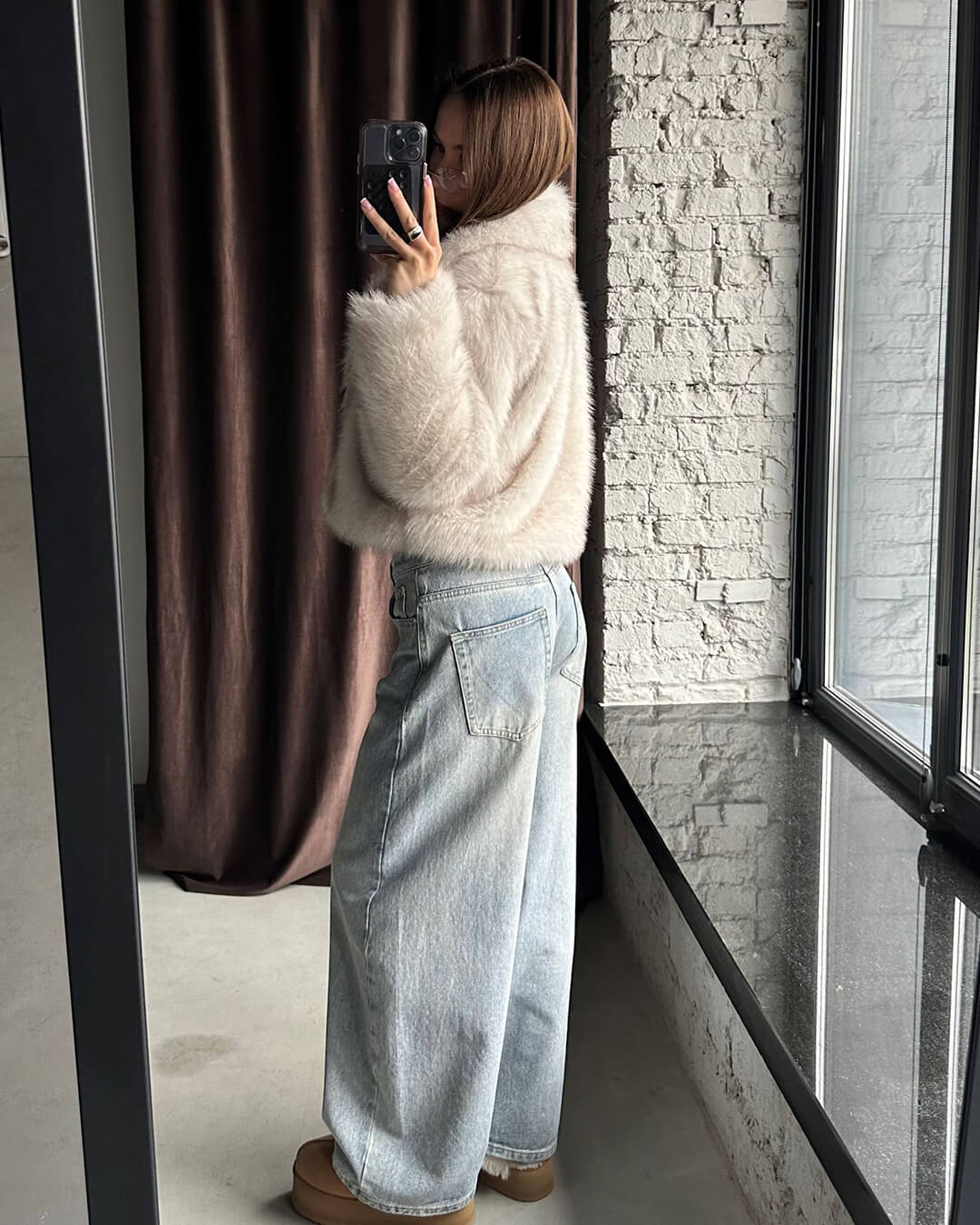 ZEYA - Quincy Cropped Faux Fur Jacket