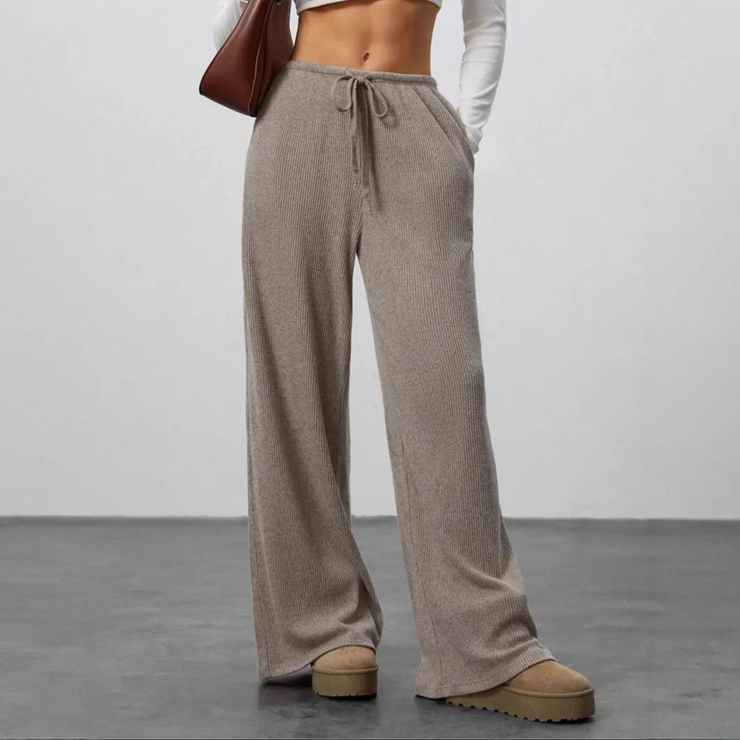 ZEYA - Samantha Wide Leg Knit Pants