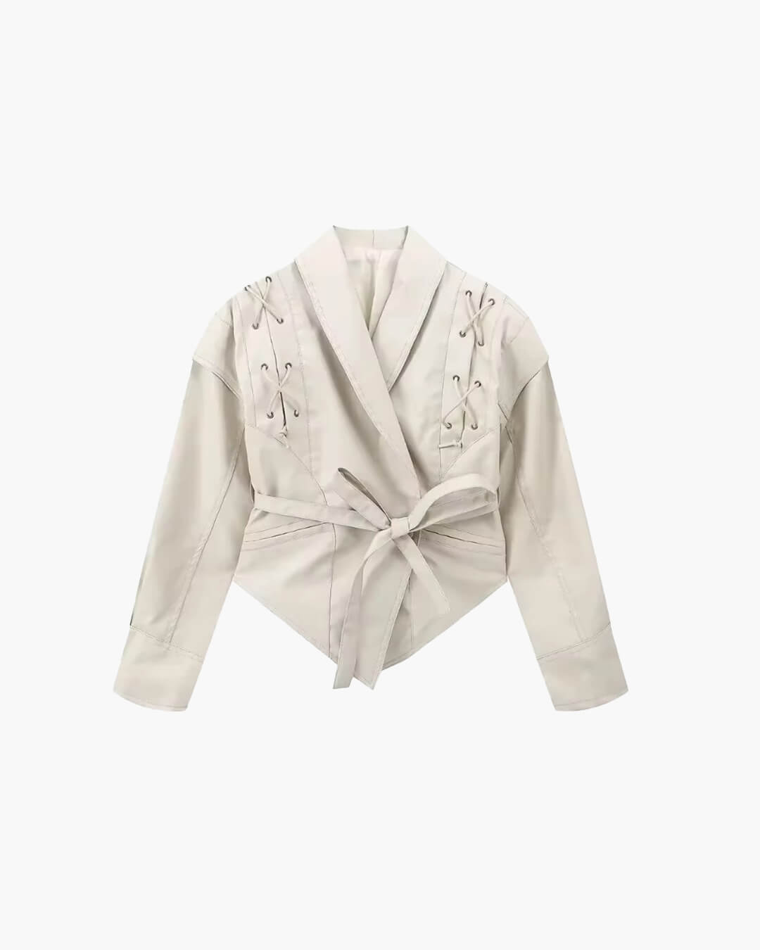 ZEYA - Zora Biker Faux Leather Jacket